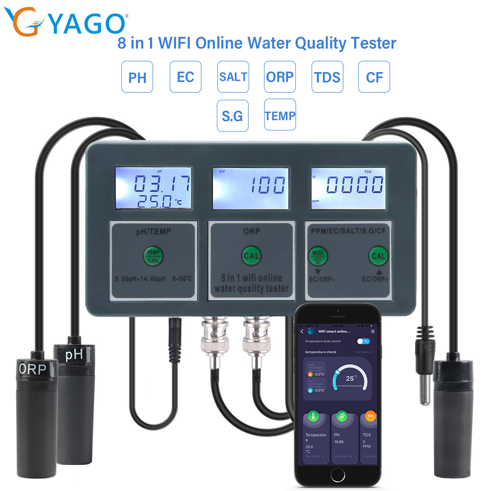 Marine Aquarium Par Meter - YAGO 8 in 1 WiFi Aquarium