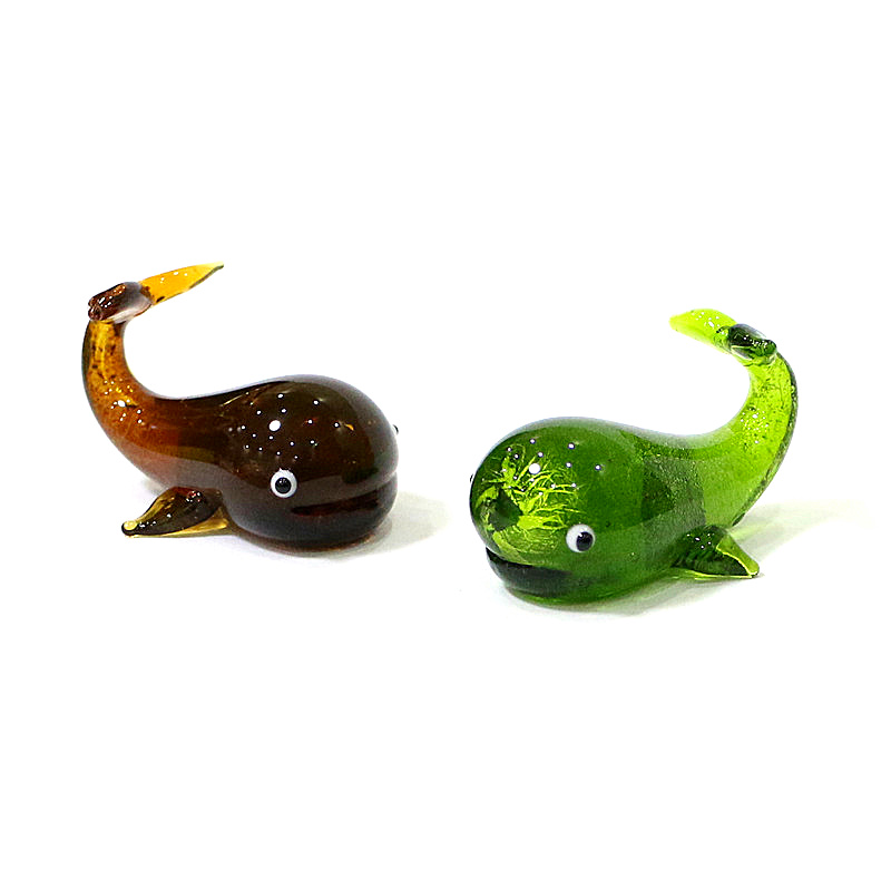 Murano Glass Whale Miniature F - Marine Aquarium Home recension och pris