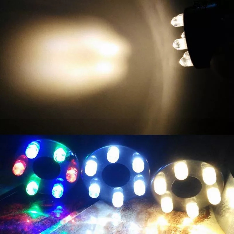 12V 1/2/4pcs Underwater 6-LED  - Marine Aquarium Led recension och pris