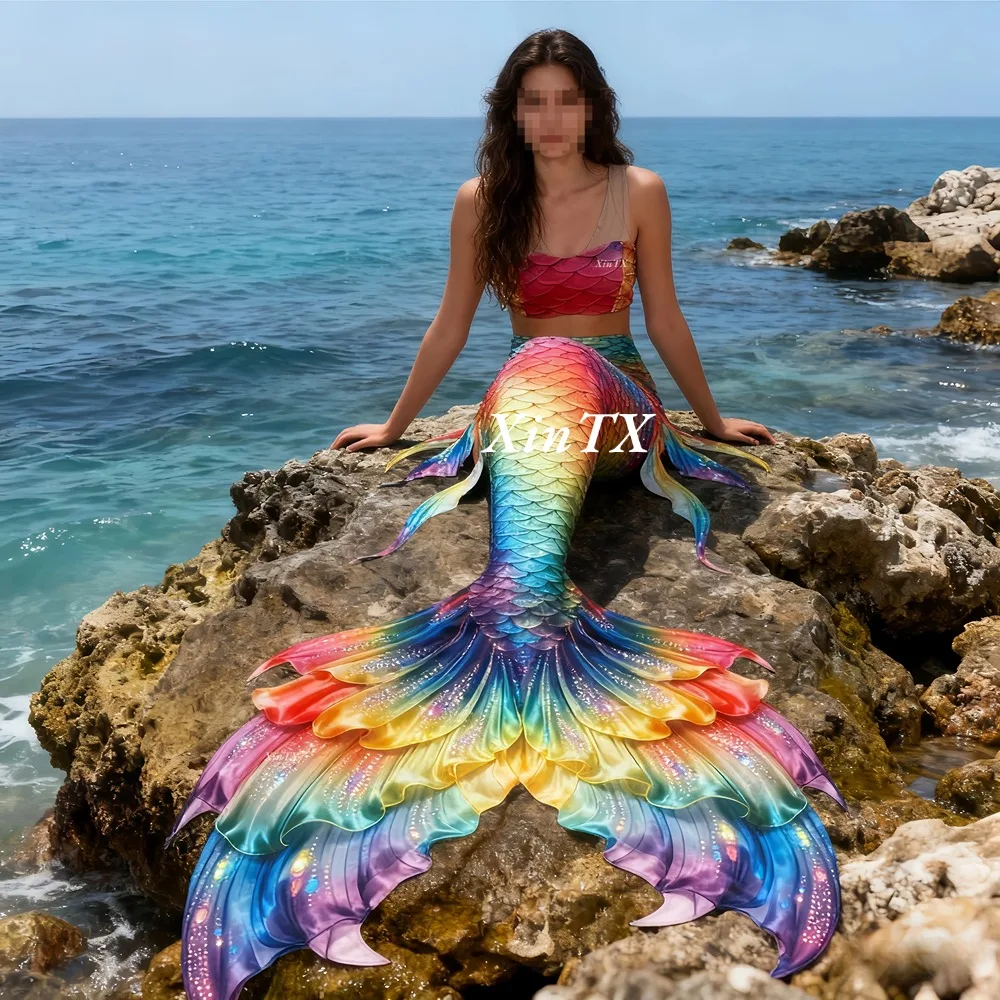 Mermaid tail rainbow-colored l - Aquarium & Marine Museum Universiti Malaysia Sabah Kota Kinabalu Sabah Photos recension och pris
