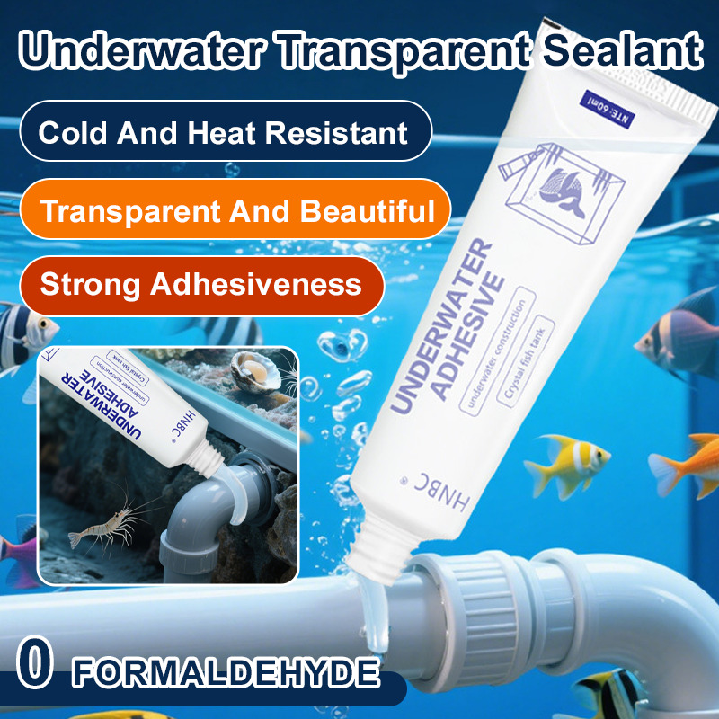 60g Waterproof Sealant Transpa - Marine Aquarium Glue recension och pris
