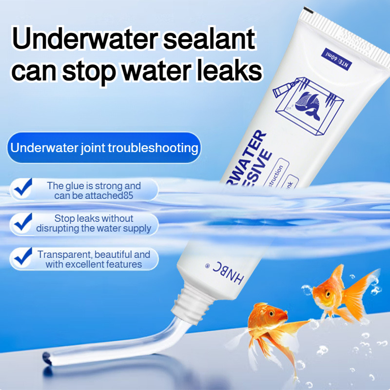 60g Waterproof Sealant Transpa - Marine Aquarium Glue recension och pris