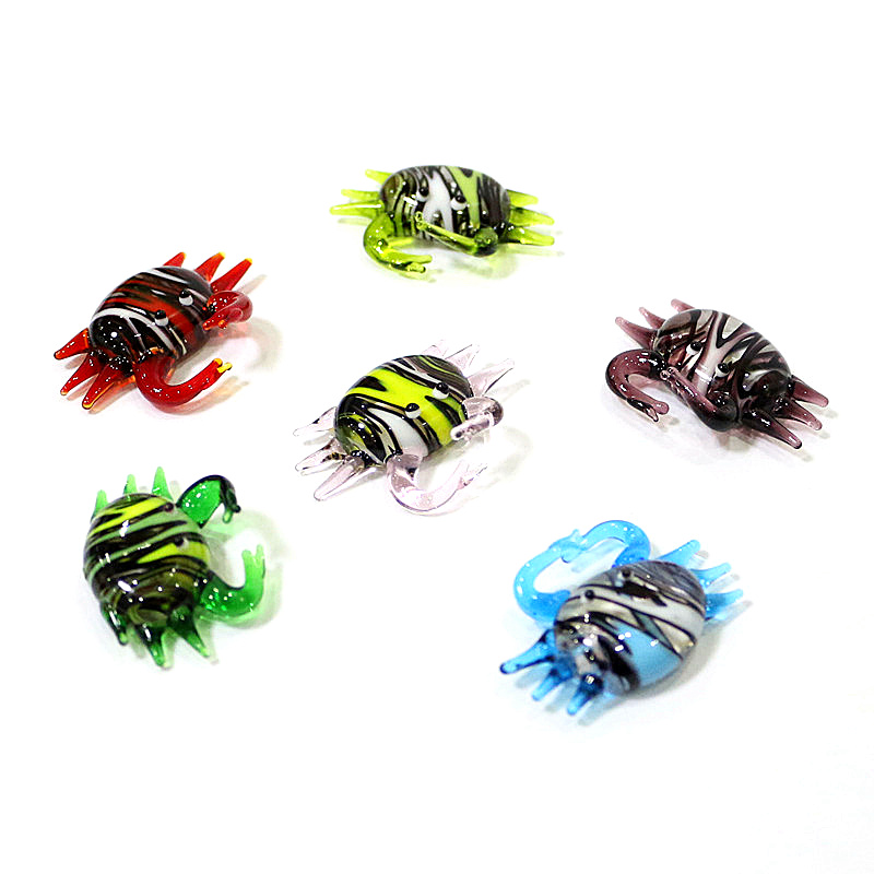 Handmade Cute Mini Glass Crab  - Marine Aquarium Home recension och pris