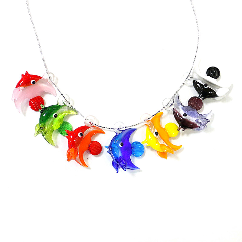 2pcs Mini Fish Glass Pendant C - Aquarium Marine Fishes recension och pris