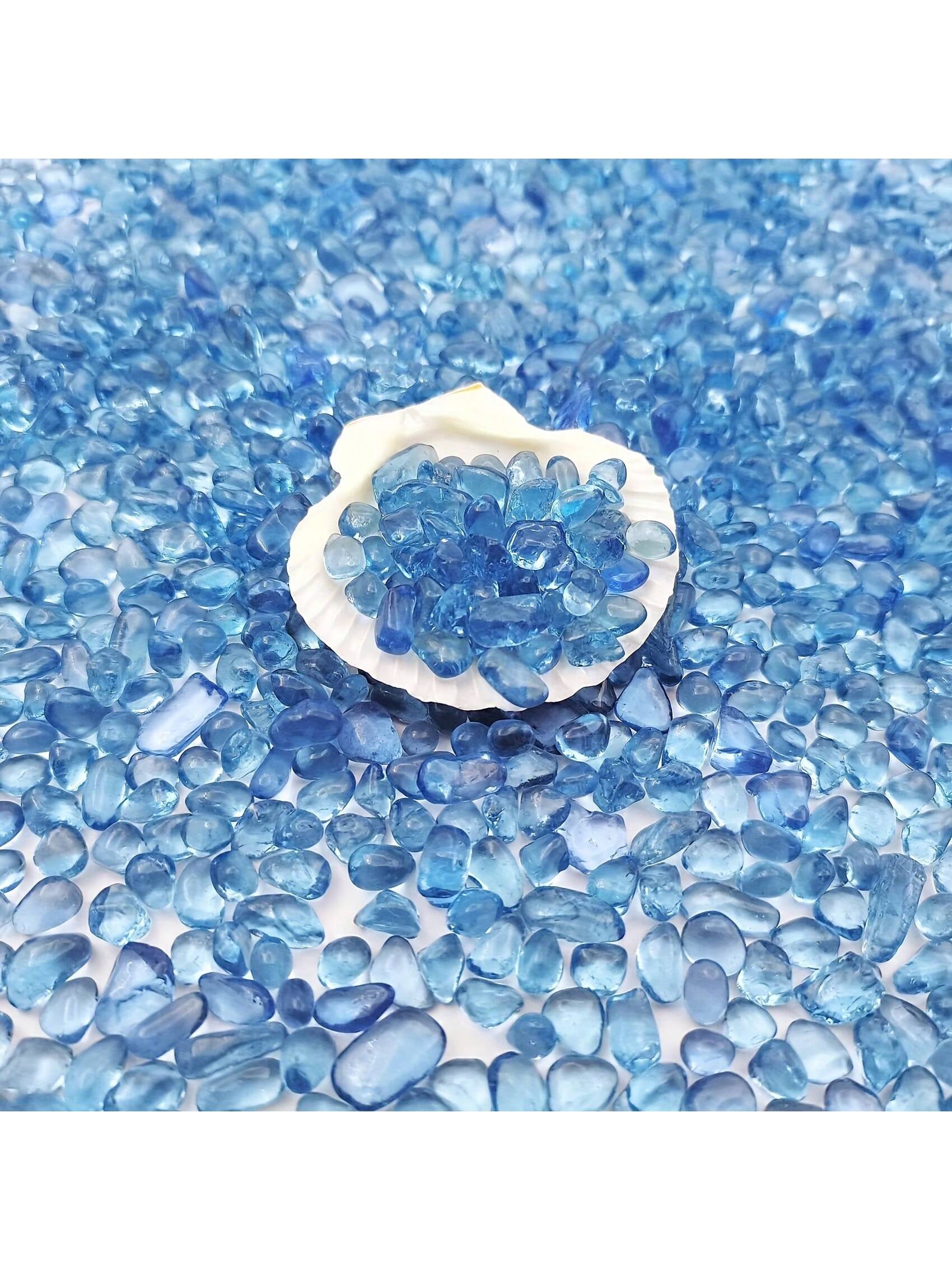 Blue Glass Gravel 3 4mm Aquari - Marine Aquarium Gravel recension och pris
