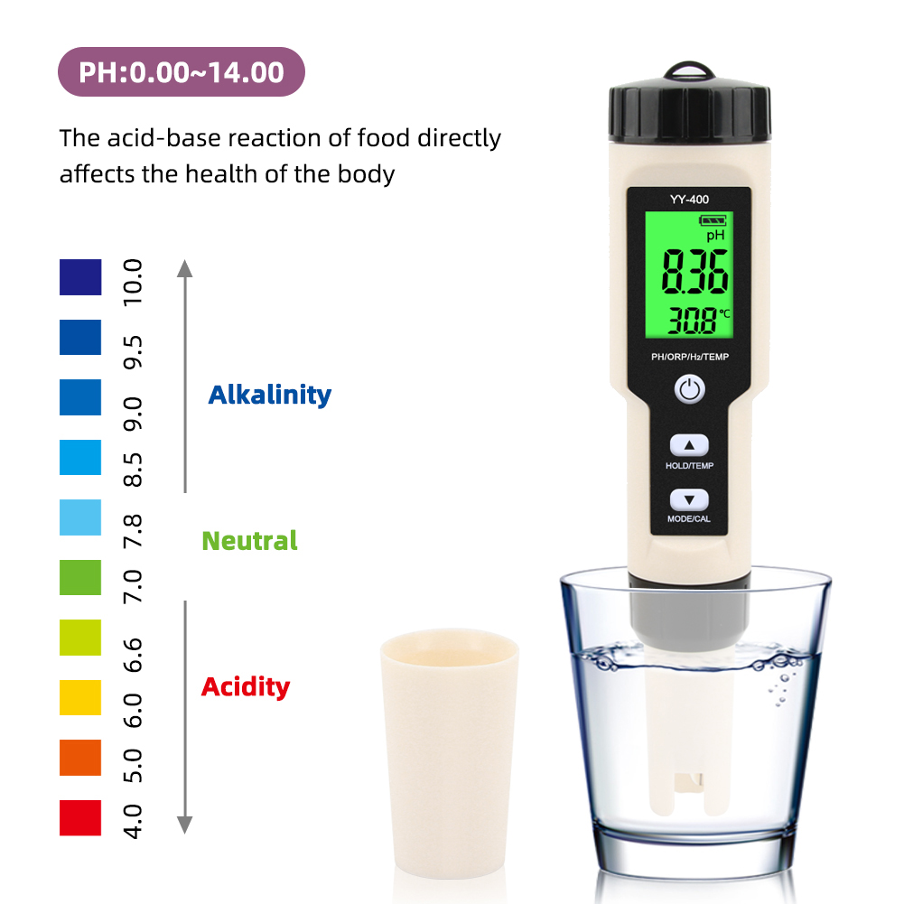 4 in 1 YY-400 PH/ORP/H2&TEM Me - Marine Aquarium Par Meter recension och pris