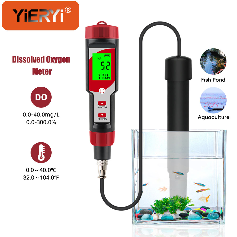 Dissolved Oxygen Meter for wat - Marine Aquarium Par Meter recension och pris